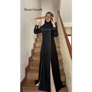 SU556 NEW Zahra gamis abaya gamis abaya hitam gamis hitam Payet mewah