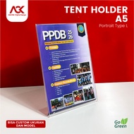 Acrylic Table Brochure Holder A5 L Type Acrylic Tent Card Holder A5 A5 L Type/