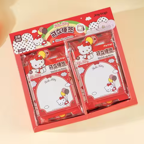 Genuine Sanrio Memo Pad Hello Kitty Kuromi Posted It Sticky Notes Planner Sticker Toys Notepad Schoo