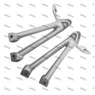 For SUZUKI GSXR600 GSXR750 K6 2006 2007 GSXR 600 750 Aluminum Motorcycle Passenger Rear FootPeg Foot