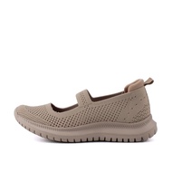 LARRIE Kasut Perempuan Beige Stretchy Secure Sporty Sneakers Women - L61925-KN01SV-52-BEIGE