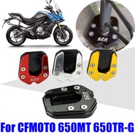 Motorcycle Kickstand Foot Side Stand Enlarger Extension Pad For CFMOTO 650MT MT650 MT 650 MT CF 650 