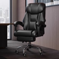 GoodLuck เก้าอี้ เก้าอี้ผู้บริหาร เบาะหนังแท้ มีที่วางขา Furniture Office chair เก้าอี้สำนักงาน ch11