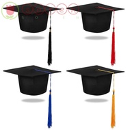 SOREN Mortarboard Cap, 2024 Graduation Degree Ceremony Graduation Hat, Unisex DIY Graduation Season Congrats Grad Party Supplies