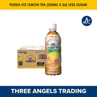Pokka Ice Lemon Tea (500ml x 24) Less Sugar