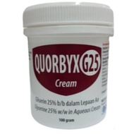 QUORBYX G25 Cream 100g ( Glycerine 25% + Aqueous Cream ) Dry Skin / Eczema