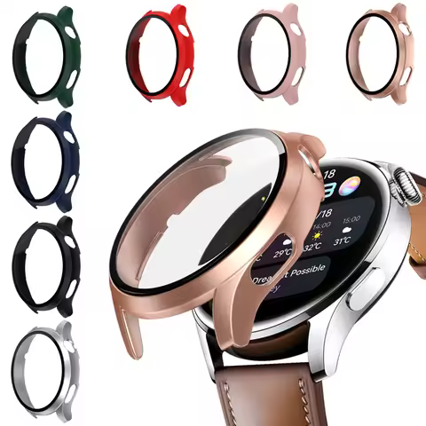 Smartwatch Protective Case For Huawei Watch 3 Pro Full Screen Protector Shell With Tempered Glass Co