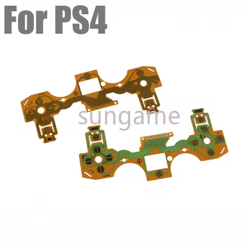 100pcs Original For PlayStation 4 PS4 Controller Golden Conductive Film Keypad Flex Cable Ribbon Cir
