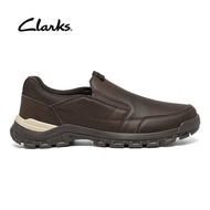 Clarks รองเท้าลำลองหนังแบบสวมสำหรับผู้ชายรองเท้าหนังของผู้ชายกันลื่นระบายอากาศได้ดีสำหรับสวมใส่ทุกวั