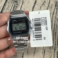 CASIO DIGITAL GENERAL A158WA-1DF / A158WA-1D / A158WA-1 / A158WA / A158 UNISEX VINTAGE STAINLESS STE
