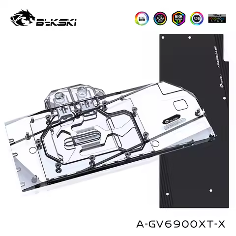 Bykski Water Block For GIGABYTE Radeon RX 6900XT/6800XT GAMING OC Graphics Card Block ,Full Cover Wi