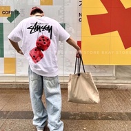 [Stussy Fuzzy Dice] Stussy Fuzzy Dice T-shirt - AUTHENTIC 100%
