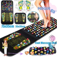 MIHAN Reflexology Walk Therapy Acupoint Mat Pain Relieve Walk Stone Mat