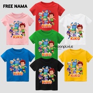 Moonpixie Kids - Kiko Animation T-Shirt for Boys and Girls, Combed 30s