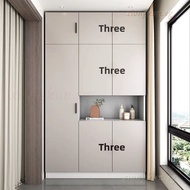 Desiny Wardrobe Balcony Storage Cabinet Waterproof Sunscreen Tall Cabinet Shoe Cabinet Organizer