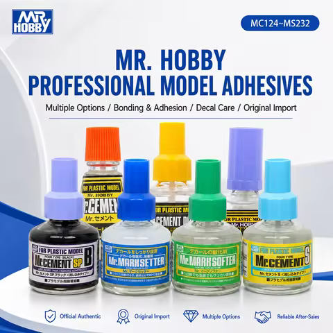 Mr Hobby MS231 Mark Softer MS232 Mark Setter 40ML Single Bottle Waterslide Decal Solution for Gundam