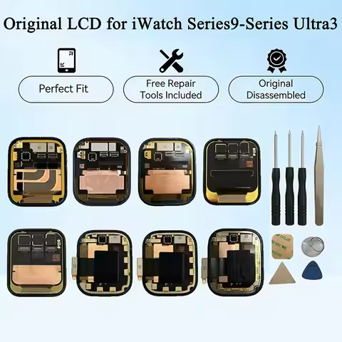 OLED For Apple iWatch Series 9 10 11 Ultra1/2/3 LCD Touch Screen Display Digitizer Assembly iWatch S
