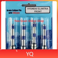 HYUNDAI ELANTRA 1.6 / 1.8  FRONT BRAKE CALIPER PIN WITH SILICON SLEEVE  1 SET 4 PCS