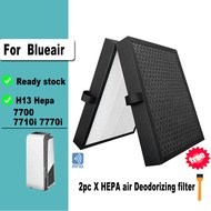 2-in-1 Replacment H13 HEPA combined Activated Carbon Filter for Blueair HealthProtect  7700 7710i 77