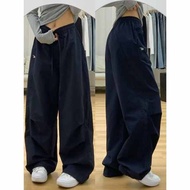 women cargo pants cargo pants women plus size cargo pants Navy Blue Wide-Leg Overalls Women 2024 Aut