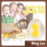 Funky Egg Splat Ball Squishy Toy Stress Relief Eggs Water Balls Kids Toys