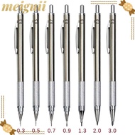 MEIGUII Mechanical Pencil, Drawing Writing Tool Sketch Comics Design Automatic Pencil, Simple Metal 