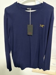 Arc'teryx Navy Blue Long Sleeve T-Shirt with Logo