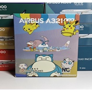 Ng China Airlines A321neo 1/400 Registered Number B-18101 Pokémon Painted Rare Old Goods Slightly De