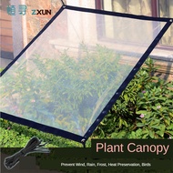 [szxflie3xh] Plant Canopy Sunshade Birds Cover Net Sunscreen Shade Clear Access 1x1m