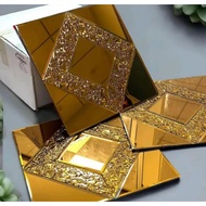 New Mirror Sticker  Dinding Dapur Ktichen Kaca Ramadan Islamic KYK Bukan Clock