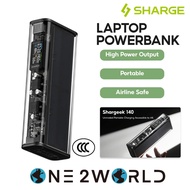 Shargeek/Sharge 140 Max 140W Output | 20,000mAh/72Wh Laptop Power Bank Portable Charger | 2-device P
