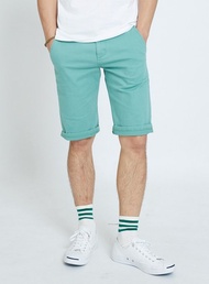 EDWIN  男款 基本斜袋休閒短褲 (灰綠色)