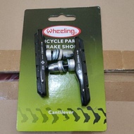 wheeling brake shoe kampas rem v brake cantilever sepeda mtb