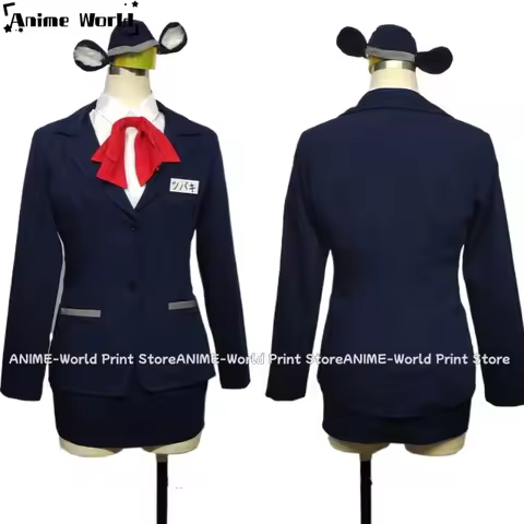 《Custom Size》Game Blue Archive Kasuga Tsubaki Cosplay Costume Halloween Carnival Party Role Play Out