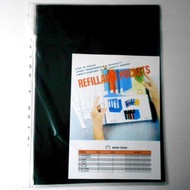 全新品 Refillable Pockets A3 size 11Holes 10個 文件夾 文件袋