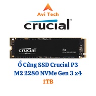 Crucial P3 1TB M.2 2280 NVMe PCIe Gen3 x4 CT1000P3SSD8 SSD -