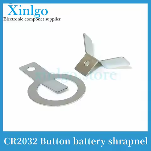 20SET CR2032 shrapnel a set of 3V button battery shrapnel, positive and negative, metal plate batter