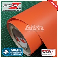 Skotlet Orange Doff Oracal 651 Scotlet Oren Oranye Matte Sticker Dop Matt Meteran Decal Roll Scotlit