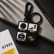 GANTUNGAN Hymerch Hyrox Clicker Fidget Keychain Hyrox Mechanical Keyboard 3D Hyrox Station