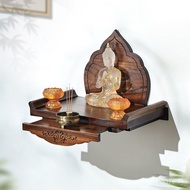 Home Altar Guanyin Wall-Mounted Altar Stand Rack Display Cabinet God Altar Buddha Shrine God Shrine 
