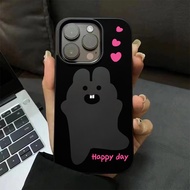 Casing iPhone 11 12 13 14 15 16 17 Pro Max Hollow bunny Case For iPhone 14,15PM,14PM,16PM,17PM