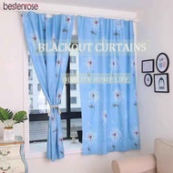 Bestenrose Curtain Hook Type Semi Blackout Langsir Pintu Door Curtain Window Bedroom Sliding Door