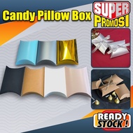 Murah Candy Box 25pcs Plain Pillow Wedding Box Packing Box Kotak Door Gift Gula Majlis Kahwin Harija