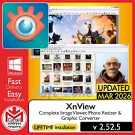 XnView 2.52.5 - Complete Image Viewer, Photo Resizer & Graphic Converter | Windows - SOFTWARE