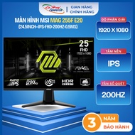 MSI MAG 255F E20 Gaming Monitor (24.5 inch - IPS - FHD - 200Hz - 0.5ms) - Genuine Product