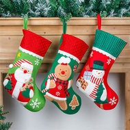 Medium Old Man New Christmas Decoration Christmas Socks Gift Bag Hanging Candy Bag Christmas Socks