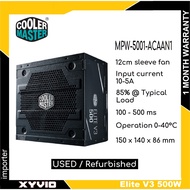 Cooler Master ELITE 500W V3 / THUNDER 500W 80+ Bronze Non Modular Used Power Supply PSU