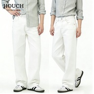 HOUCH COD Wide Leg Denim Vintage Baggy Men Jeans Seluar Jeans Lelaki Casual Straight Pants Men