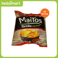 Maitos Tortilla Chips Sambal Balado Renceng Isi 10 x 10 Gram