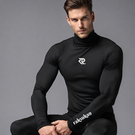 Raksukan - Baju manset lengan panjang pria / Baselayer Football - Manset Olahraga pria
